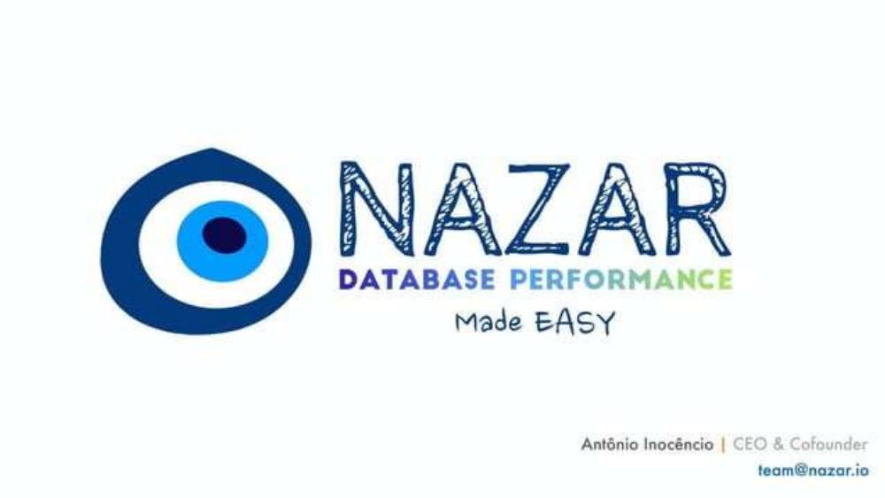 NAZAR pitch deck, cover slide