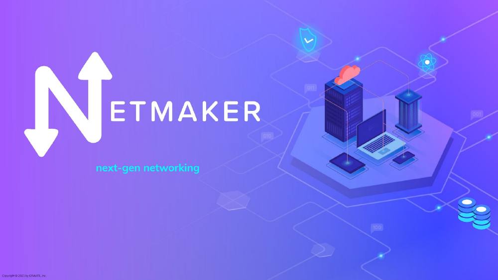 Netmaker pitch deck, cover slide