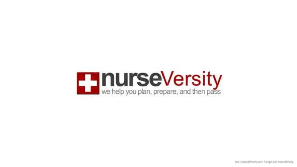 Nurseversity pitch deck, cover slide