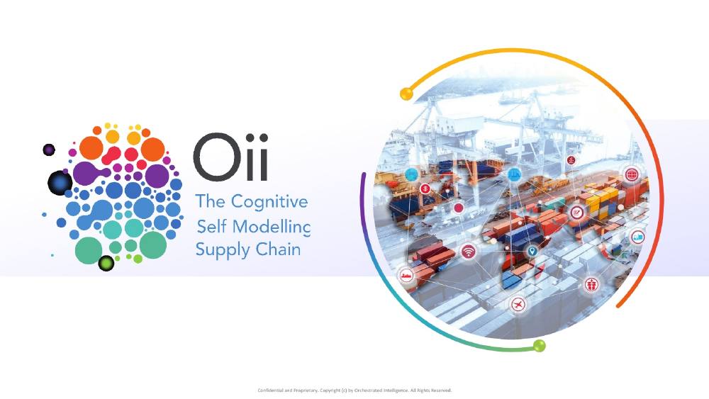 Oii AI pitch deck, cover slide