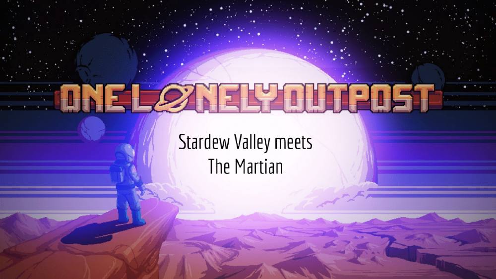 One Lonely Outpost pitch deck, cover slide