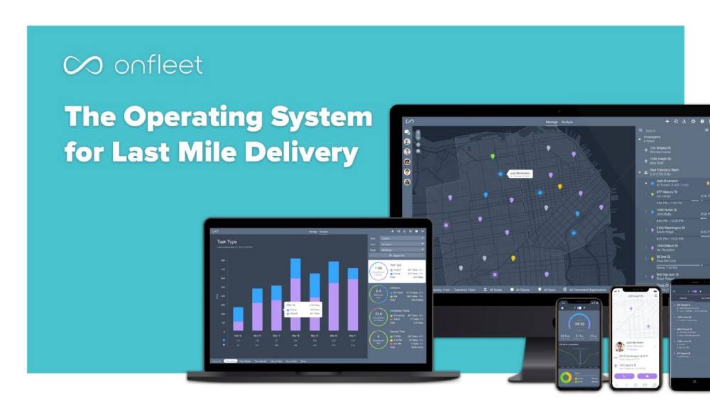 Onfleet pitch deck, cover slide