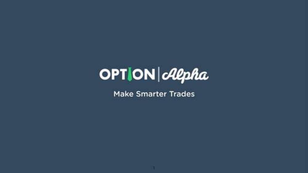 Optionalpha pitch deck, cover slide