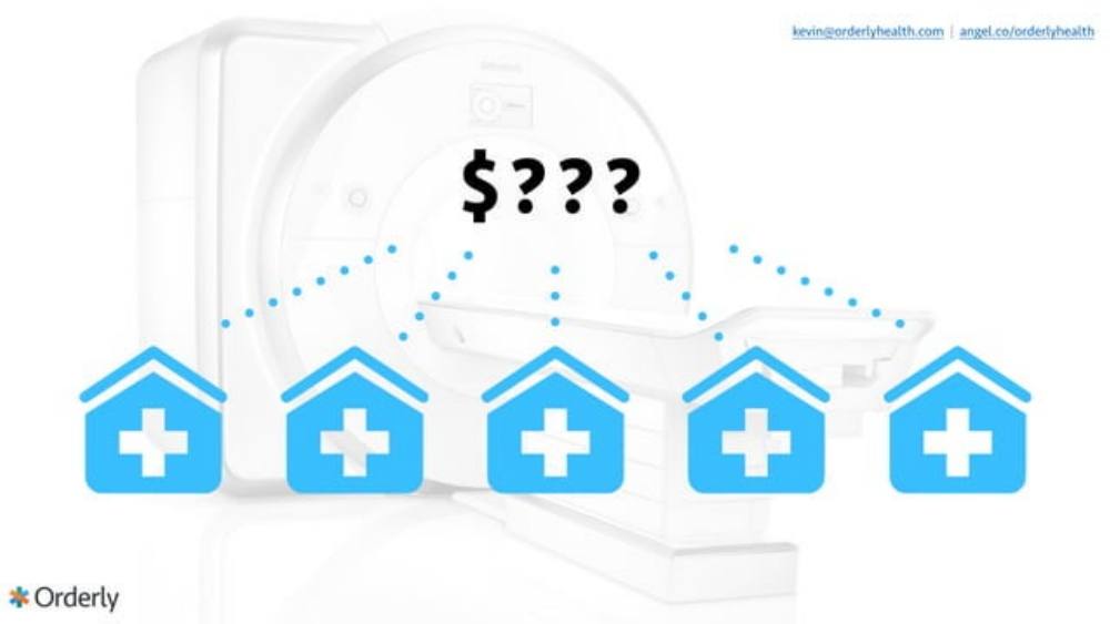 Orderly Health pitch deck, cover slide
