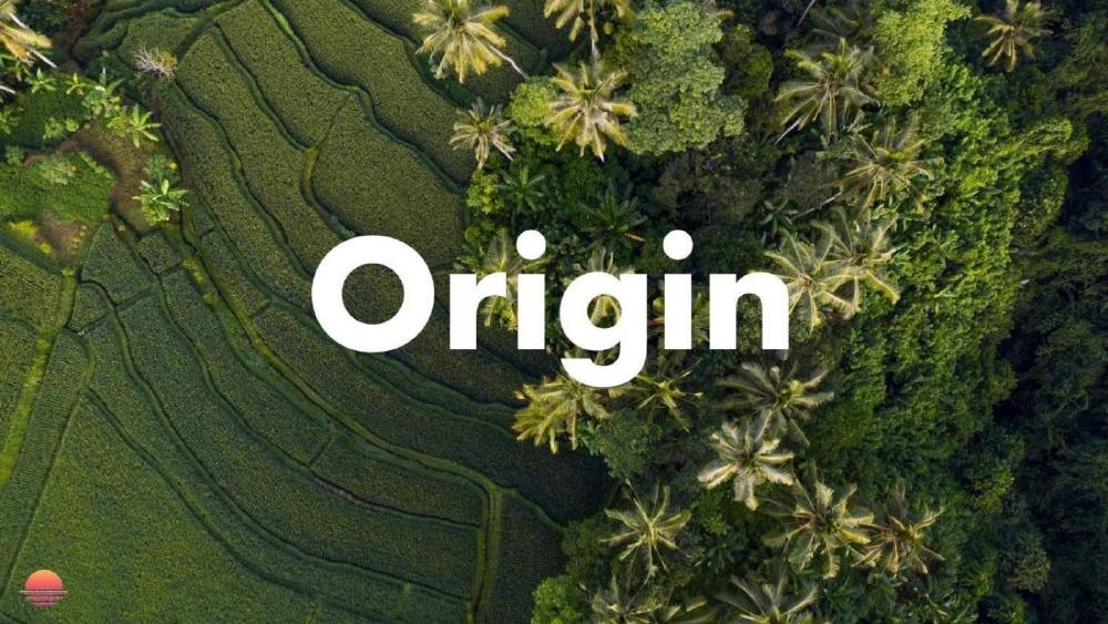 Origin pitch deck, cover slide