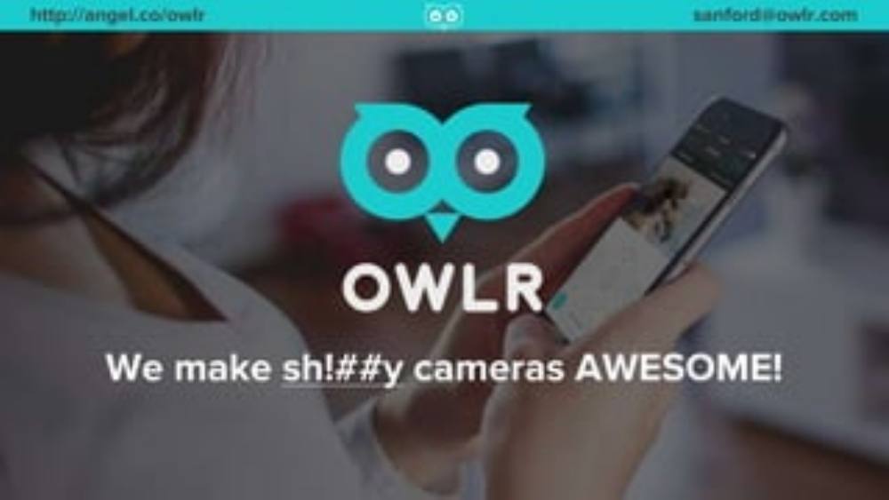 OWLR Technologies pitch deck, cover slide