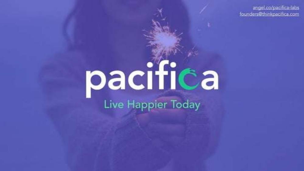 Pacifica pitch deck, cover slide