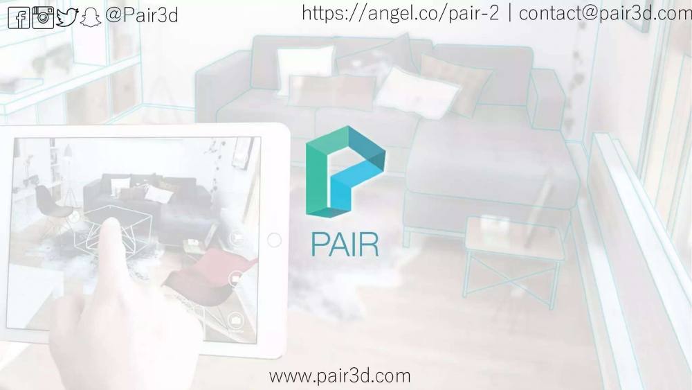 Pair pitch deck, cover slide