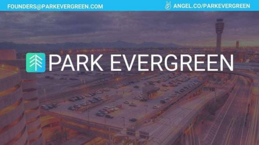Parkevergreen pitch deck, cover slide