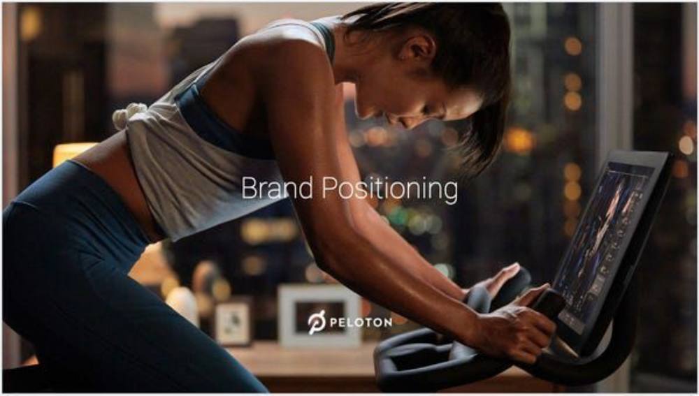 Peleton pitch deck, cover slide