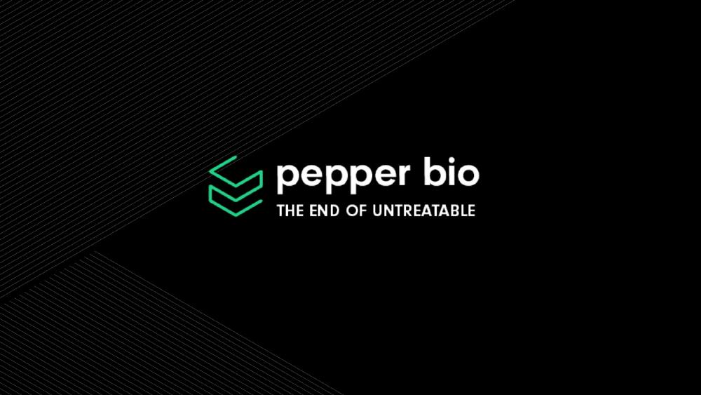 Pepper Bio pitch deck, cover slide