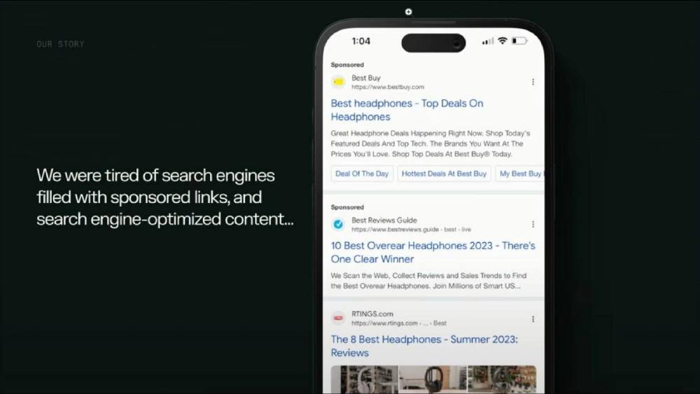 Perplexity AI pitch deck, cover slide