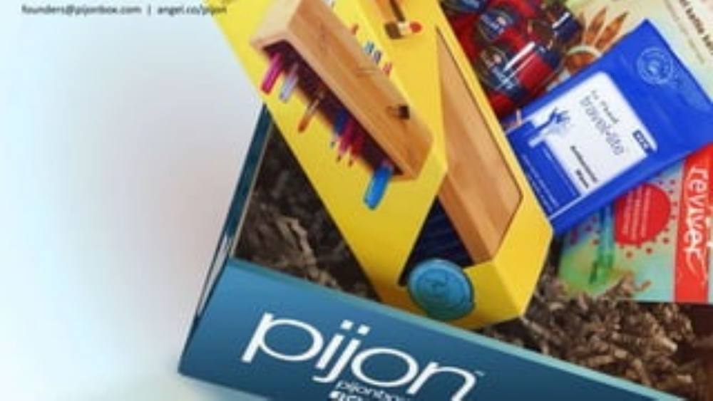 Pijon pitch deck, cover slide