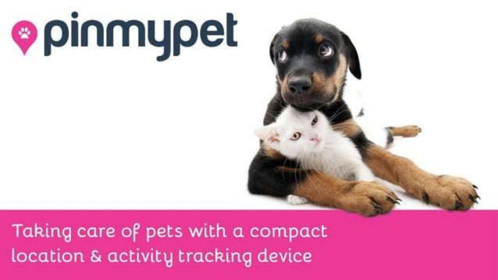 PinMyPet pitch deck, cover slide