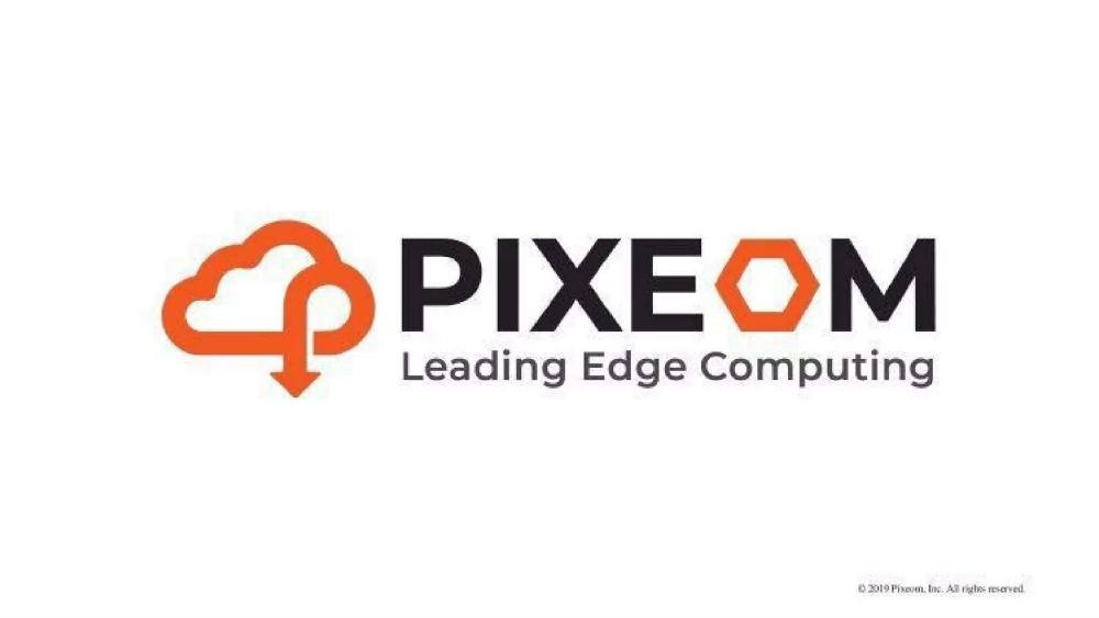 Pixeom pitch deck, cover slide
