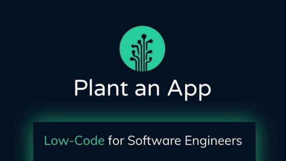Plant an App pitch deck, cover slide