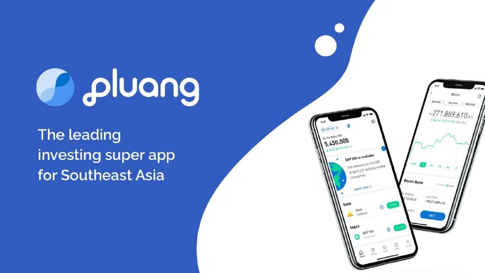 Pluang pitch deck, cover slide