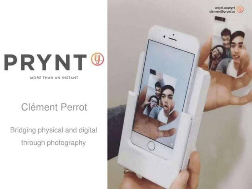 Prynt pitch deck, cover slide