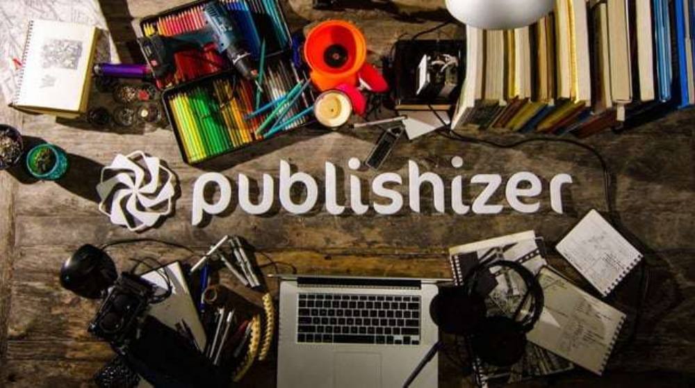 Publishizer pitch deck, cover slide