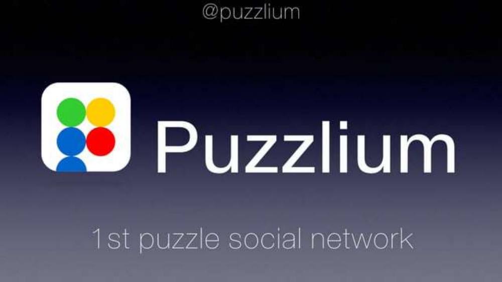 Puzzlium pitch deck, cover slide