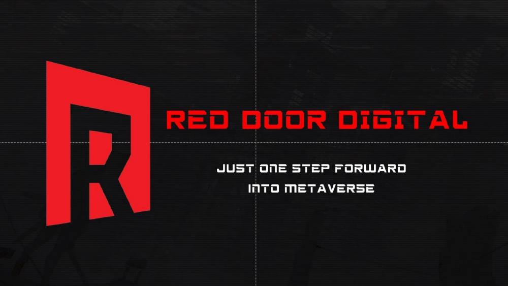 Red Door Digital pitch deck, cover slide