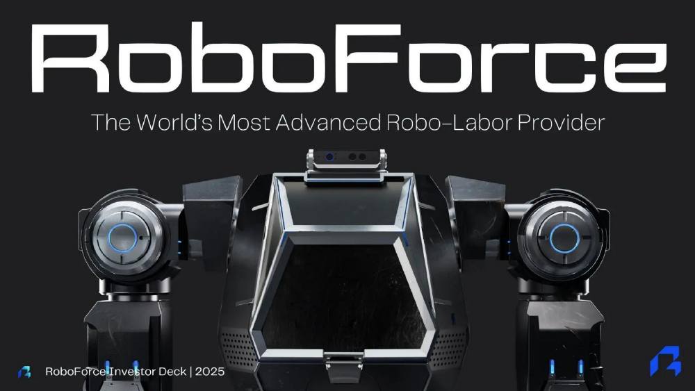RoboForce pitch deck, cover slide