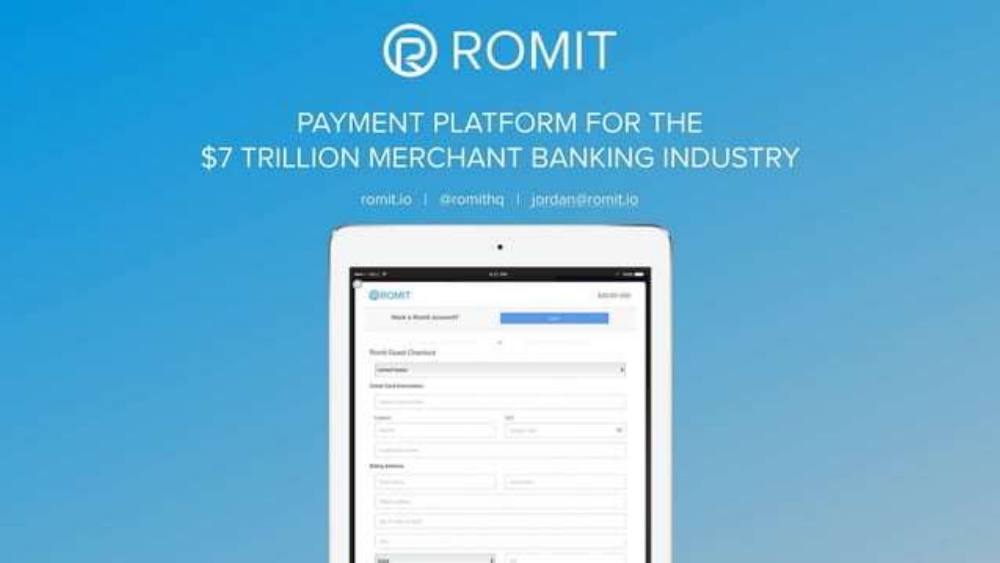 Romit pitch deck, cover slide