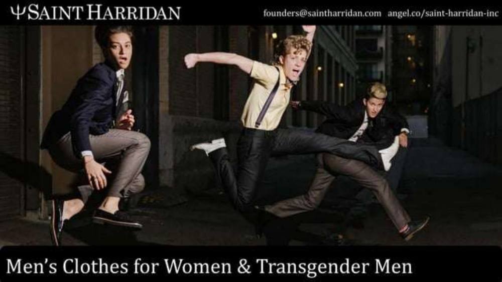 Saint Harridan pitch deck, cover slide