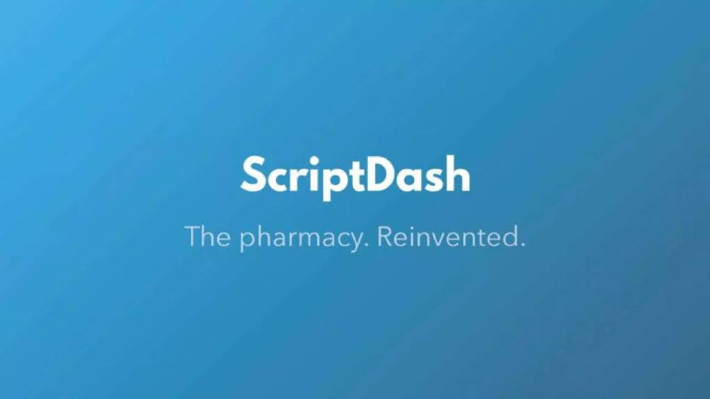 ScriptDash pitch deck, cover slide