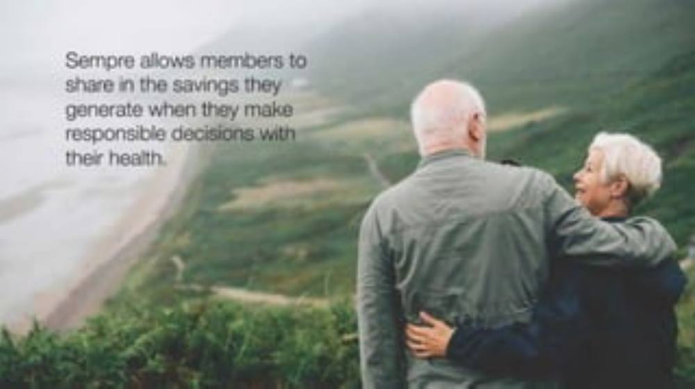 Sempre Health pitch deck, cover slide