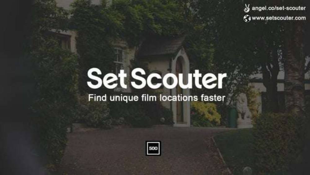 Setscouter pitch deck, cover slide