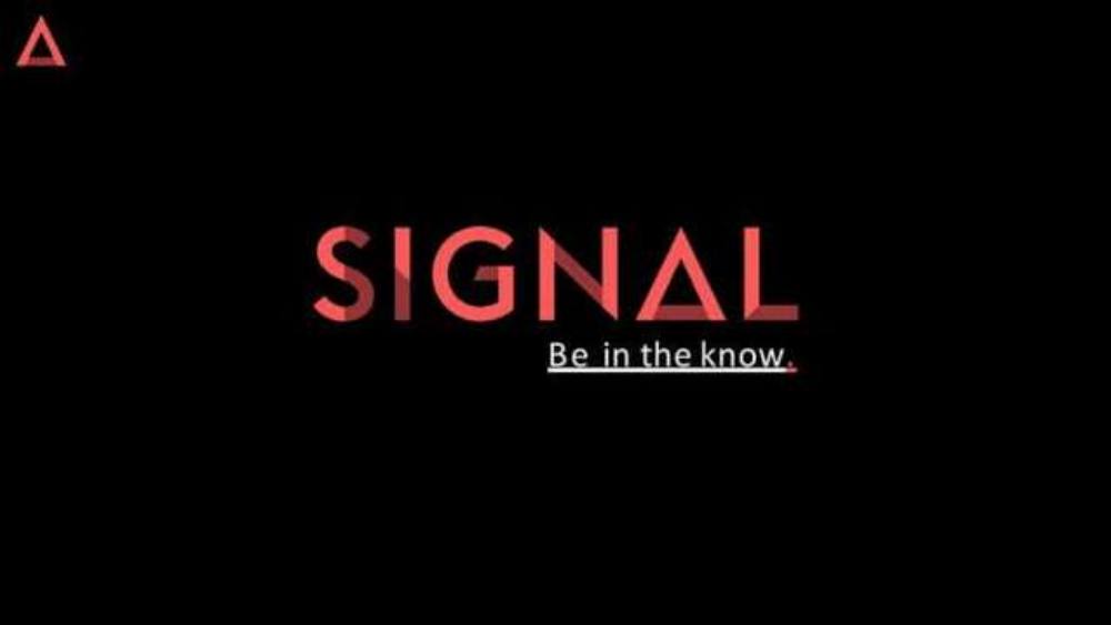 Signal pitch deck, cover slide