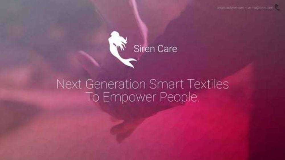 Siren Care pitch deck, cover slide