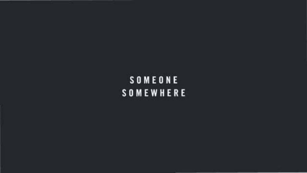 Someonesomewhere pitch deck, cover slide