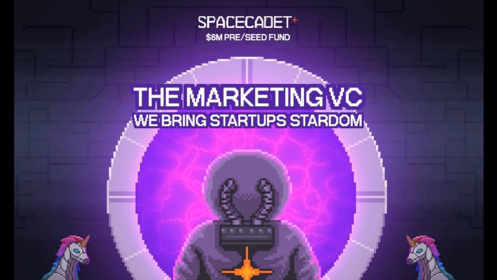 Spacecadet Ventures pitch deck, cover slide