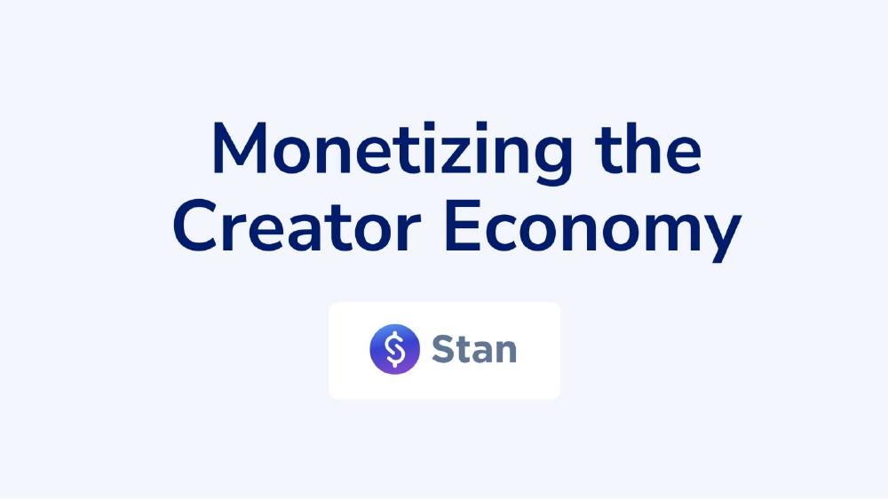 Stanstore pitch deck, cover slide