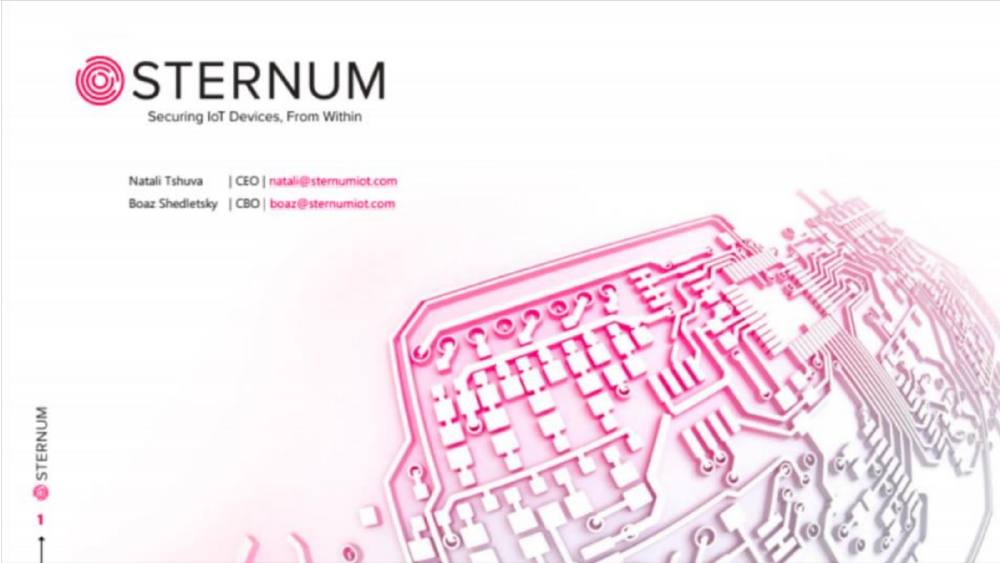 Sternum pitch deck, cover slide