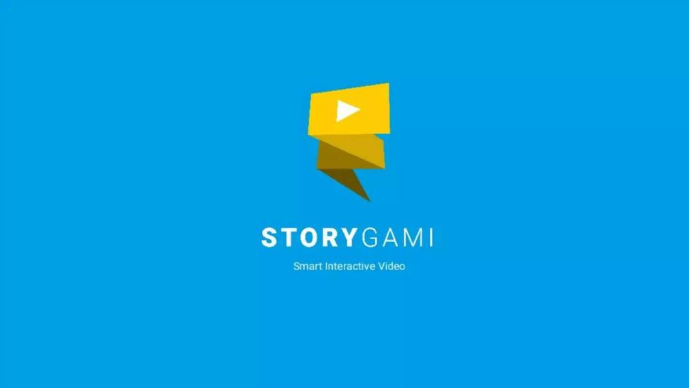 Storygami pitch deck, cover slide