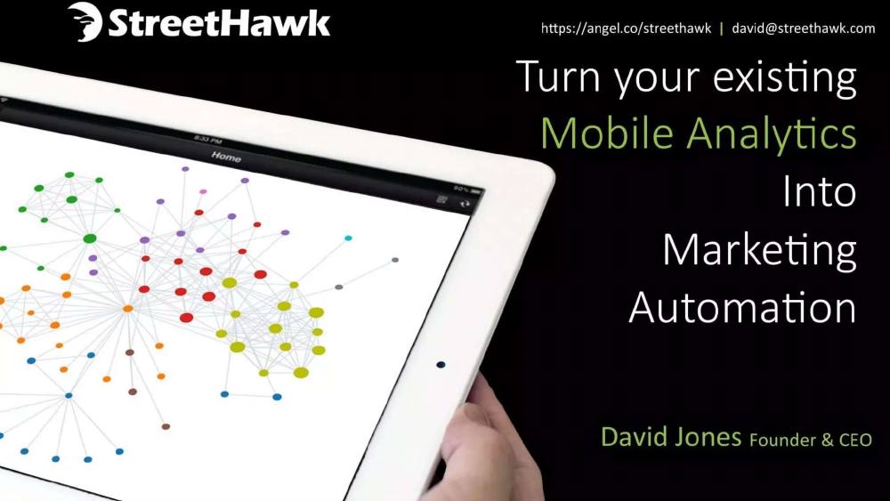 StreetHawk pitch deck, cover slide