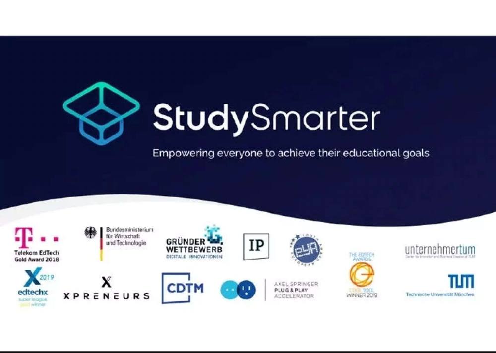 StudySmarter pitch deck, cover slide