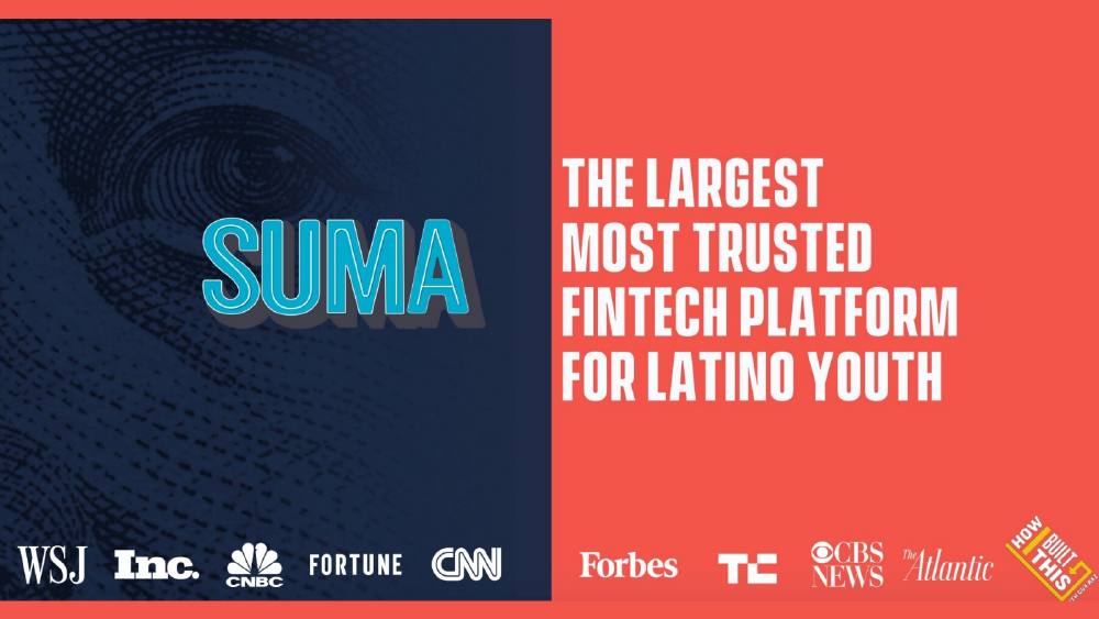Suma Wealth pitch deck, cover slide