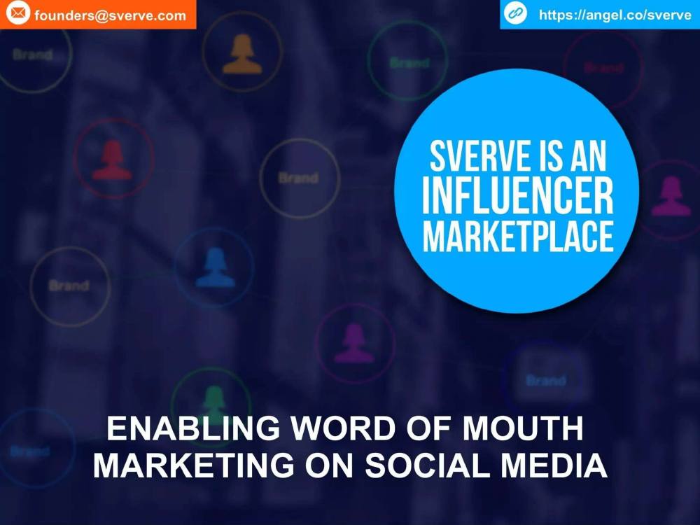 Sverve pitch deck, cover slide