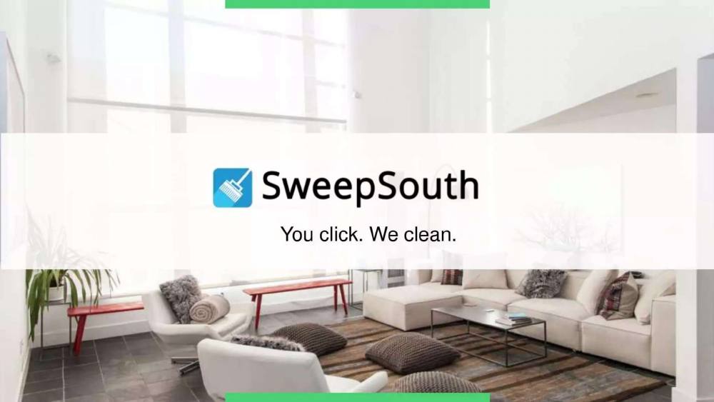 SweepSouth pitch deck, cover slide