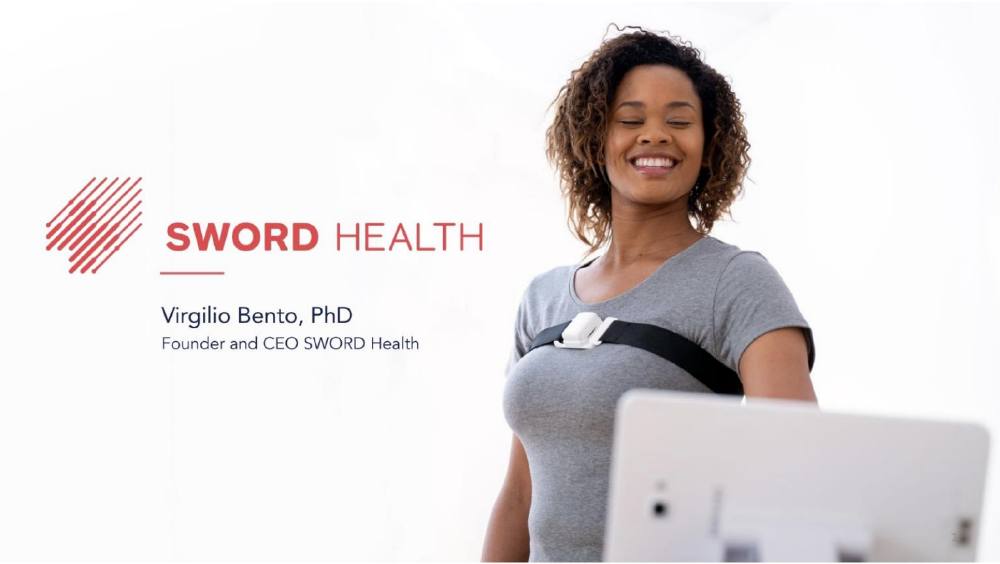 Sword Health pitch deck, cover slide
