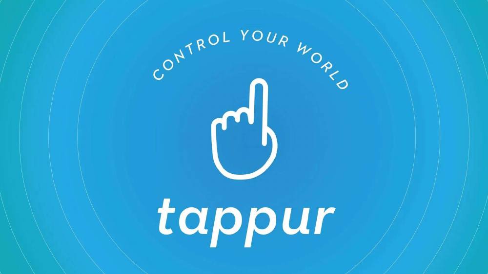 Tappur pitch deck, cover slide