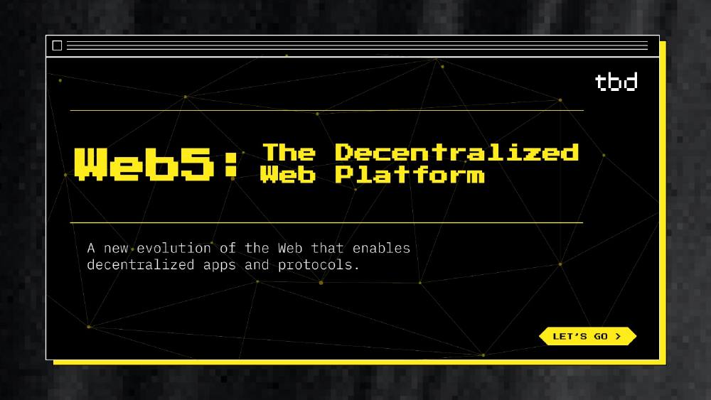 TBD pitch deck, cover slide