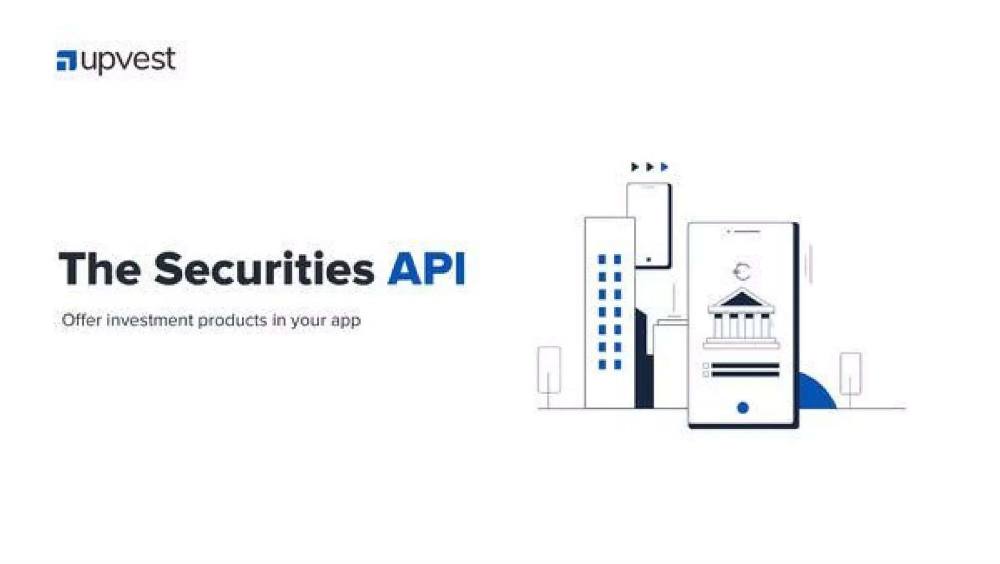 TheSecuritiesAPI pitch deck, cover slide