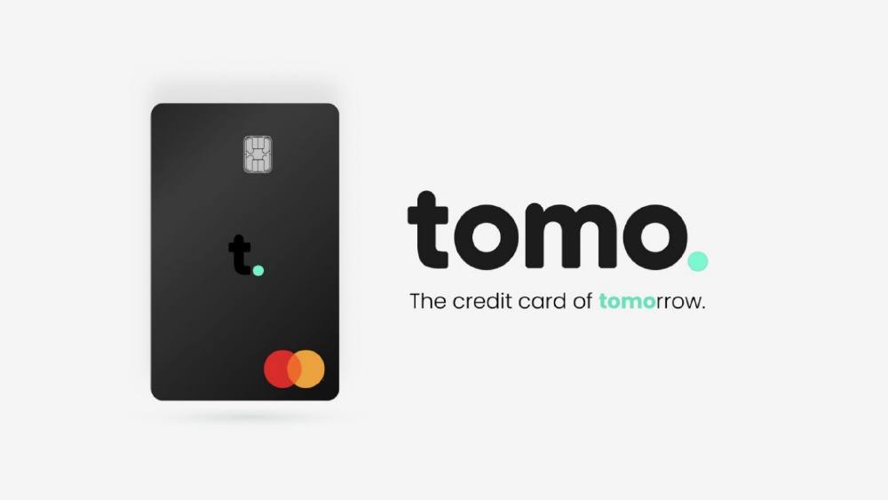TomoCredit pitch deck, cover slide