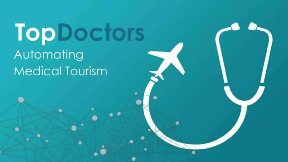 Top Doctors pitch deck, cover slide