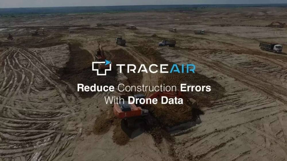 TraceAir pitch deck, cover slide